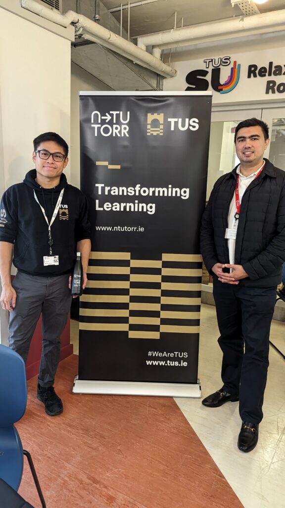 Billy Shi Heng and Shahboz Babaev, two of the TUS Student CHampions