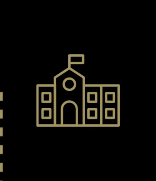 Campus Buildings Black Card