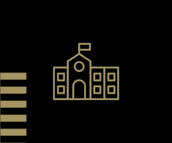 Campus Buildings Black Card