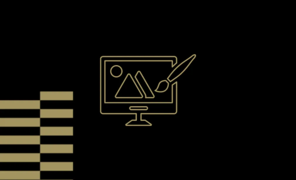 Digital Art Black Card