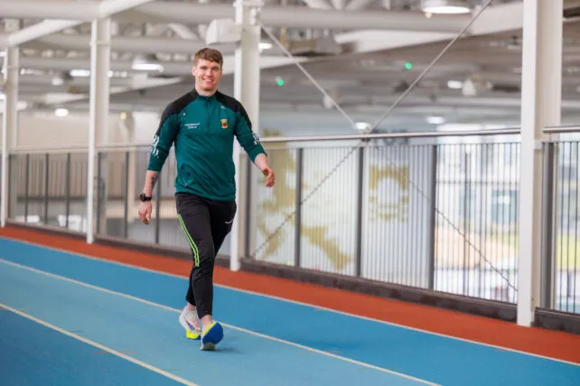 David Hughes from Kilmaine, Co. Mayo, is a recent graduate of the BSc (Hons) in Sports Science with Exercise Physiology at TUS Athlone. Photo: Jeff Harvey