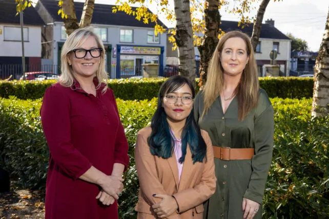 L2R Minh Dinh TUS Student, Carmel Owens – Chief Executive Office