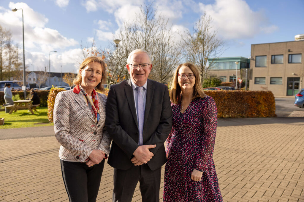 King’s Inns’ Registrar Marcella Higgins made her first official post-accreditation visit to TUS Athlone earlier this month, meeting with TUS President Prof. Vincent Cunnane and Dr Alison Sheridan, head of the Department of Business and Management at TUS Athlone. Photo: Nathan Cafolla.